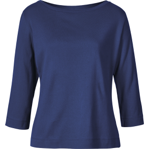 Himalaya - ko Bomuld 3/4 Sleeve t-shirt - Navy