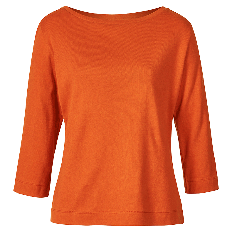 Himalaya - ko Bomuld 3/4 Sleeve t-shirt - Flame