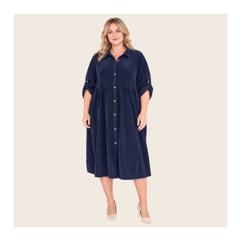 Babyfl�jl - Solveig Oversize Kjole - Navy