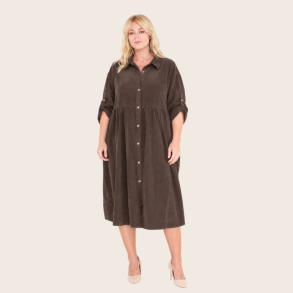 Babyfl�jl - Solveig Oversize Kjole - Chokolade