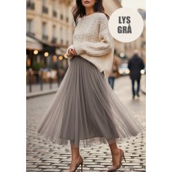 Tyl Nederdel - V�lg farve