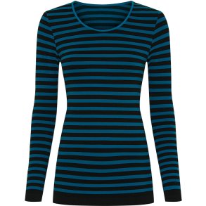 Tim & Simonsen - Ariana T-Shirt LS - Sort/Petrol