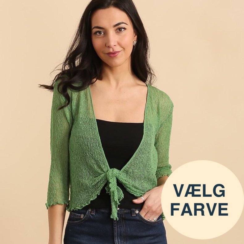 Transparent Bolero - Vlg Farve