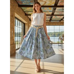 Nederdel m. l�g - Sky blue 