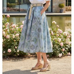 Nederdel m. l�g - Sky blue 