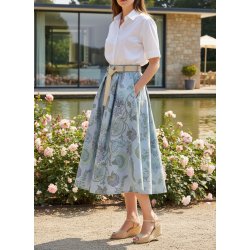 Nederdel m. l�g - Sky blue 