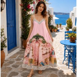 Provence Stropkjole - Pink