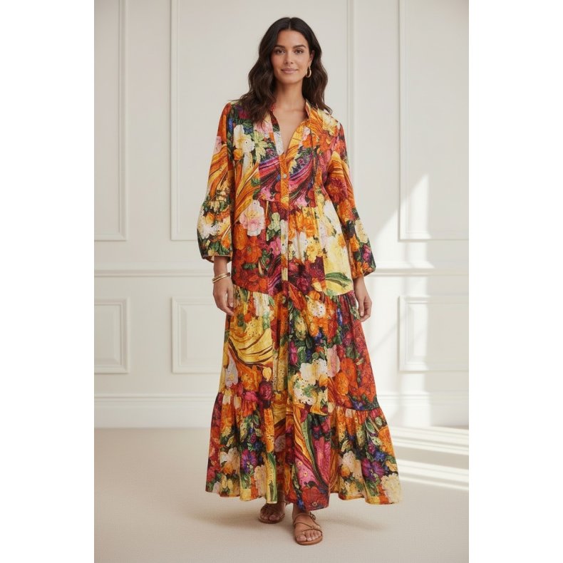 Penny Kjole - Broderi Anglaise -  Peoner 