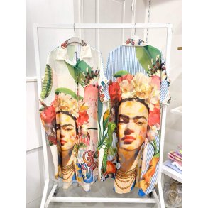 Oversize Skjortekjole - Frida Papeg�je