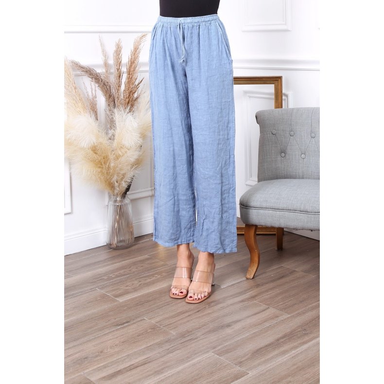 Christa H�rbukser - Denim bl� 