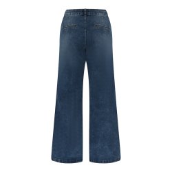Marc Lauge - Chino Flared Jeans - Classic Blue Used