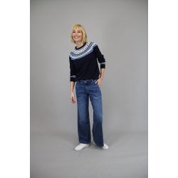 Marc Lauge - Chino Flared Jeans - Classic Blue Used