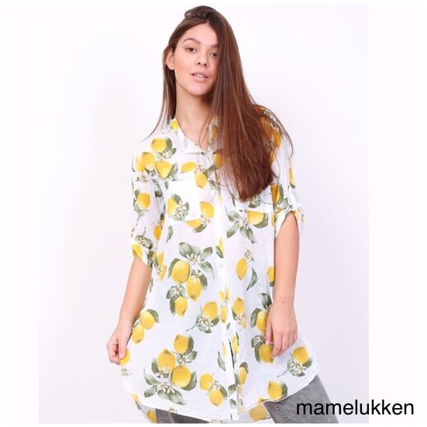 Lemon Lang Skjorte Hvid Found By Mamelukken Mamelukken