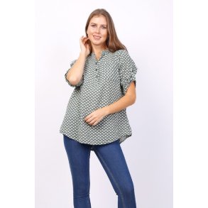 Fleur - Bomuldsbluse - V�lg farve