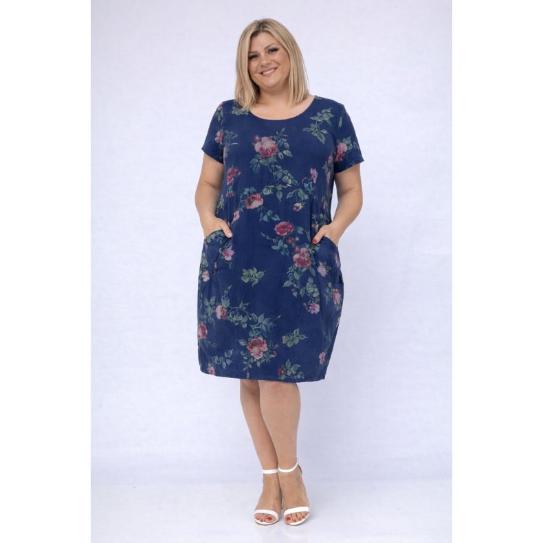 Johanne - Navy h�rkjole