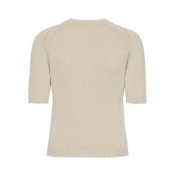 Grobund - Freja Strik Top - Beige