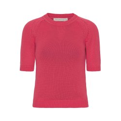 Grobund - Freja Strik Tee - Pink