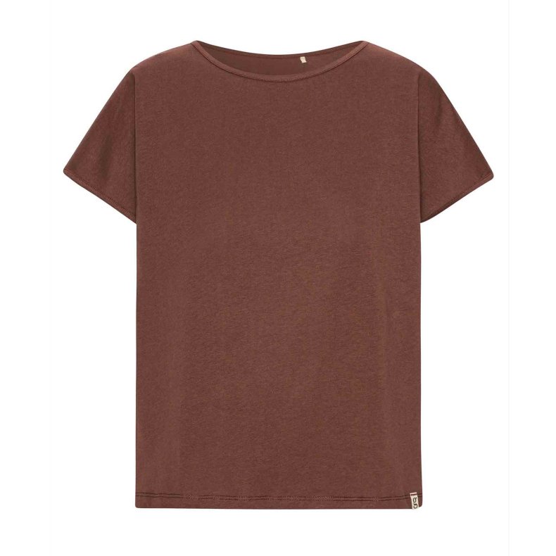 Grobund - Karen �ko. T-shirt - Chokoladebrun