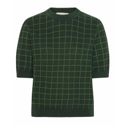 Grobund - Alva Strik Bluse - Grn Tern