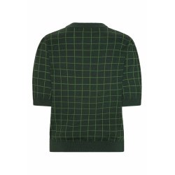 Grobund - Alva Strik Bluse - Grn Tern