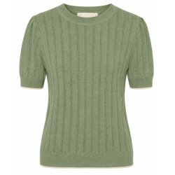 Grobund - Almine Strik tee - Sage Green