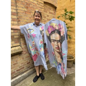 Oversize Skjortekjole - Frida Strib Love