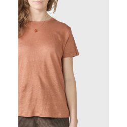 Klitm�ller - Rikke Linen Tee - Burnt Sienna