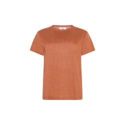 Klitm�ller - Rikke Linen Tee - Burnt Sienna
