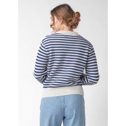 Klitm�ller Collective - Gunilla strik - Surf blue / Cream