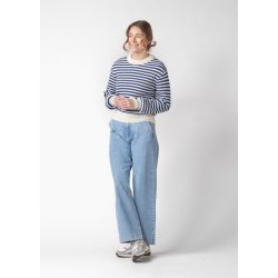 Klitm�ller Collective - Gunilla strik - Surf blue / Cream