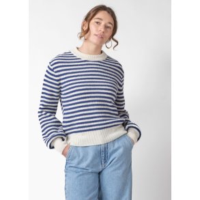 Klitm�ller Collective - Gunilla strik - Surf blue / Cream