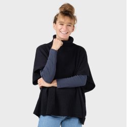 Klitm�ller Collective - Alba Knit Poncho - Sort