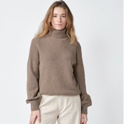 Klitm�ller Collective - Svale uld rullekrave - Cashew