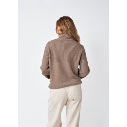 Klitm�ller Collective - Svale uld rullekrave - Cashew