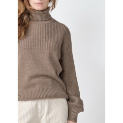 Klitm�ller Collective - Svale uld rullekrave - Cashew