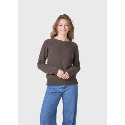 Klitmller Collective - Nina uld striktrje - Taupe / Brown