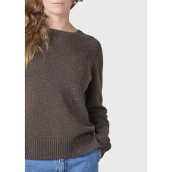 Klitmller Collective - Nina uld striktrje - Taupe / Brown