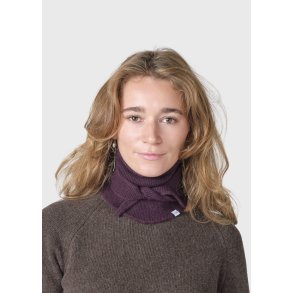 Klitmller Collective - Violet small Knit scarf - Burgundy