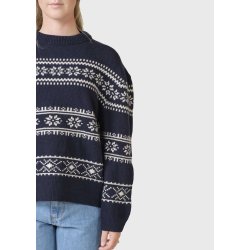 Klitmller Collective - Jette Striktrje - Navy / Pastel sand