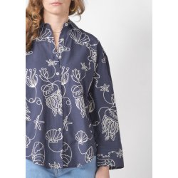 Klitm�ller Collective - Svea skjorte - Navy