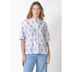 Klitm�ller - Mimi Skjorte - Hvid / Surf Blue