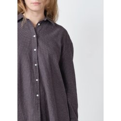 Klitm�ller Collective - Ofelia Check Skjorte - Taupe