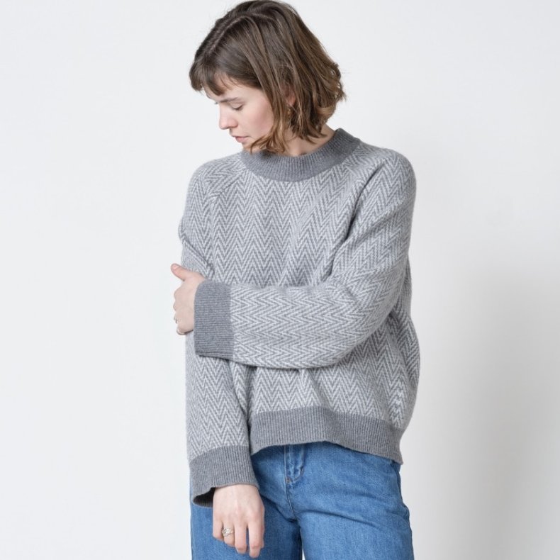 Klitm�ller Collective - Hanne Uld strik - Grey 