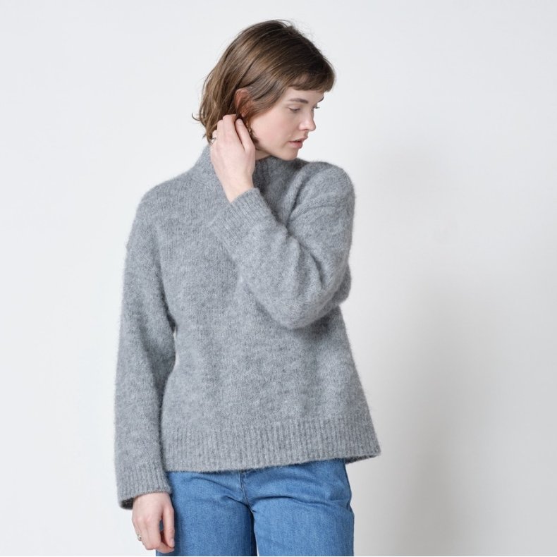 Klitm�ller Collective - Linden Alpaca Strik - Light Grey