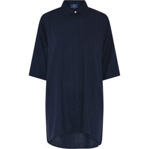 Frida Hr Skjorte - 3/4 rmer - Navy