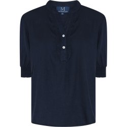 Frida h�r top - Frill - Navy 