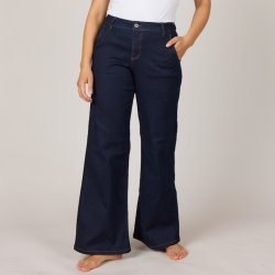 Marc Lauge - Chino Flare Denim - Dark blue 