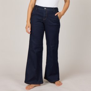Marc Lauge - Chino Flare Denim - Dark blue 