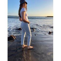 Marc Lauge - Mommi Jeans / Gulerodsbukser - Light blue used