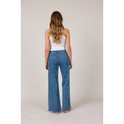 Marc Lauge - Chino Flared Jeans - Light Blue used